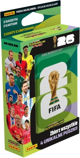 Zberateľské karty PANINI FIFA World Cup 2026 – mini plechovka