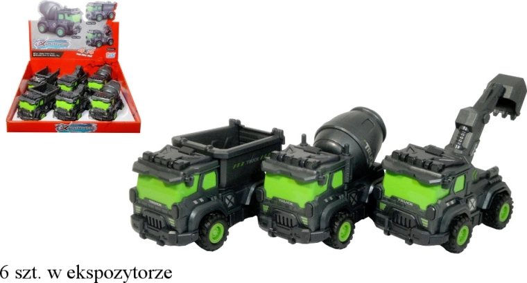 Stavebný stroj s pohonom na spätný chod