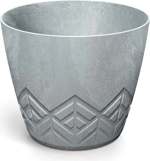 Kvetináč s betónovým efektom 11,9 cm