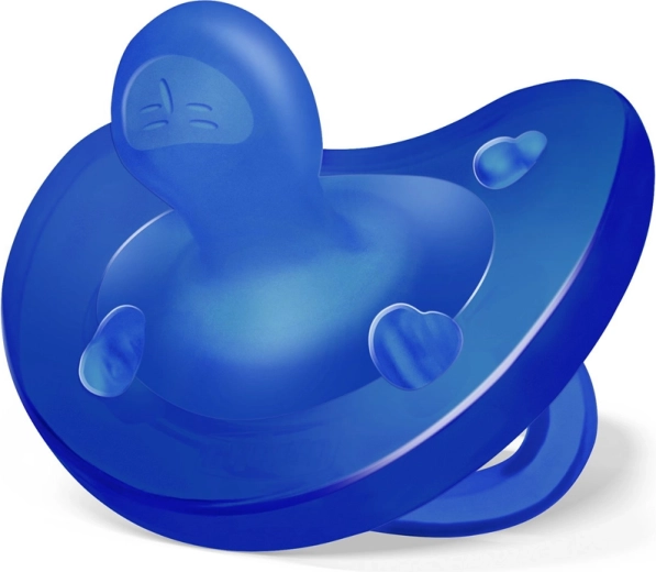 Chicco Physio Soft celosilikónový ortodontický cumlík pre chlapcov 16–36 mesiacov 1 ks