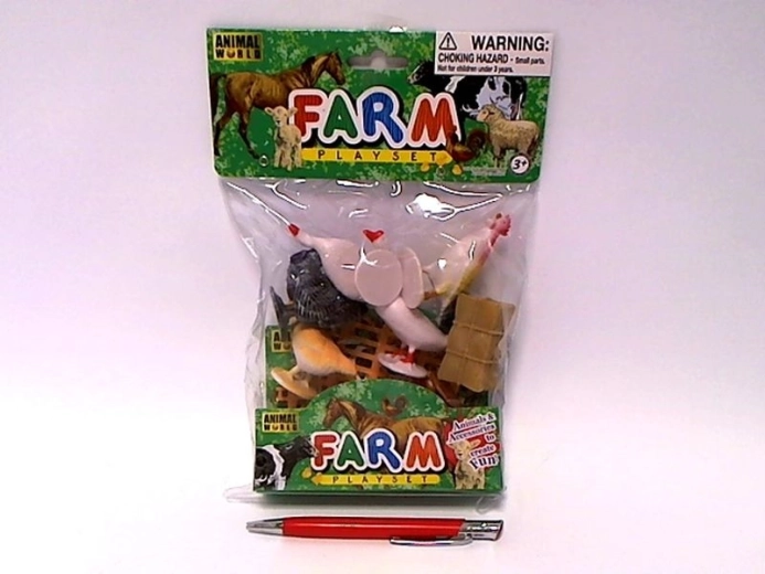 Domáce zvieratá – sada figúrok farmových vtákov 10 ks