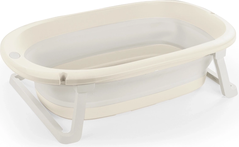 Skladacia detská vanička Relax, béžová, 75,5 × 46,5 × 20,5 cm