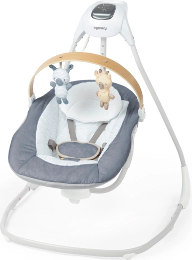 Hojdačka pre bábätká Ingenuity SimpleComfort Chambray 0–9 kg