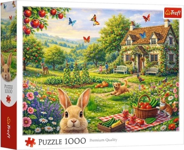 Trefl puzzle 1000 dielikov domček na vidieku
