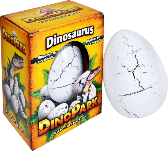 Dinoworld liahnuci sa a rastúci dinosaurus JUMBO v krabičke
