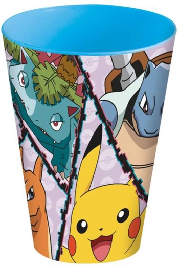 Plastový pohár Pokémon 430 ml modrý