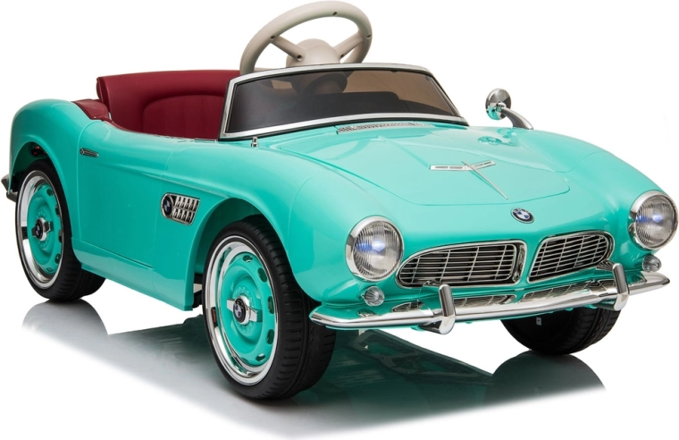 Detské elektrické autíčko BMW Retro, svetlomodré