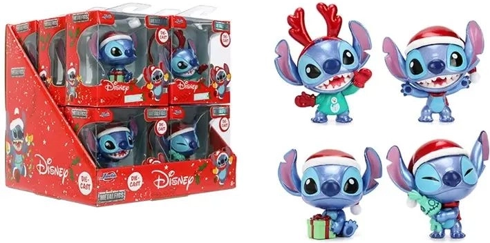 JADA kovová figúrka Stitch Santa 6,5 cm – 1 kus
