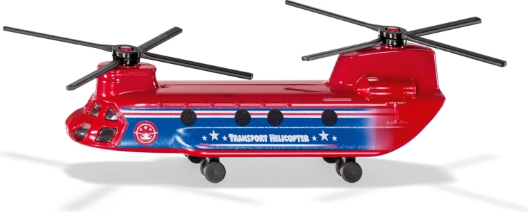 Siku transportný vrtuľník s dvoma rotormi