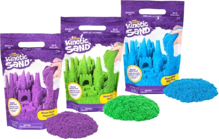Spin Master Kinetic Sand Colour Sand – farebný kinetický piesok (asort)