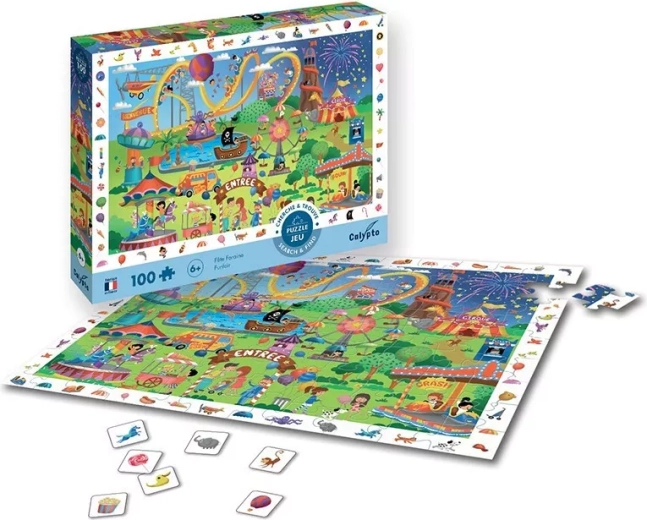 Sentosphere puzzle na púti 100 dielikov s hľadacou hrou