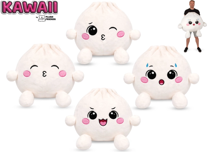 Plyšový knedlíček Bao 60 cm Plush Friends