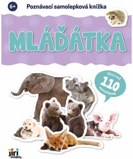 Poznávacia samolepková knižka Mláďatká