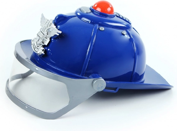 Policajná prilba so zvukom a svetlom