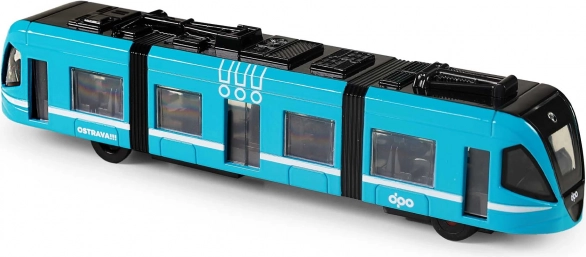 Kovová moderná električka DPO Ostrava 23 cm