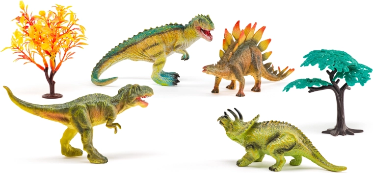 Sada dinosaurov Stratený svet – figúrky a stromy na praveké hranie