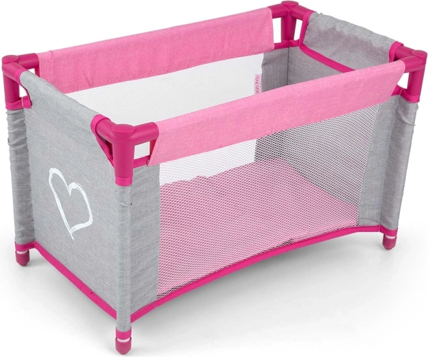 Postieľka pre bábiky Milly Mally Lisa prestige pink