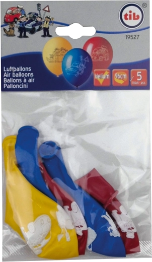 Policajné balóny farebné 30 cm (3 druhy) - 1 kus