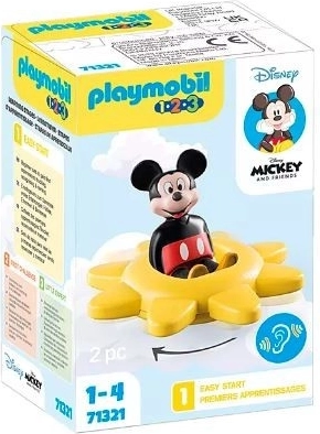 Playmobil 1.2.3 Disney myška Mickey a slniečko–hrkálka