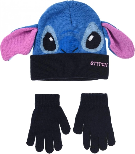 Detská čiapka a rukavice Lilo a Stitch