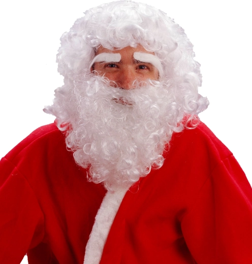 Parochňa Santa s fúzmi pre deti