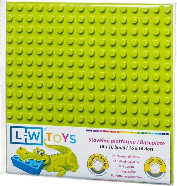 Stavebná podložka L‑W TOYS junior 25,5 × 25,5 cm