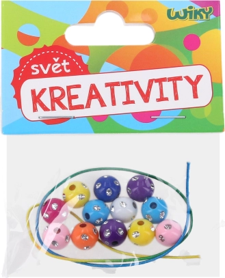 Farebné Korálky s Povrázkom