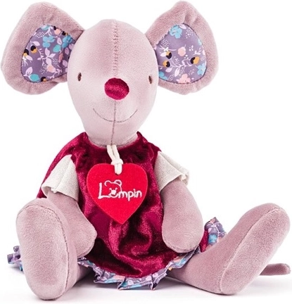 Woodyland Lumpin plyšová myška Cilka v šatičkách 28 cm