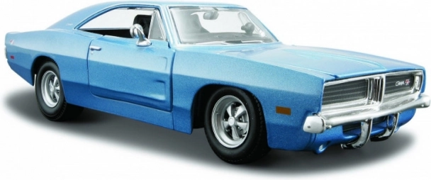 Kovový model DODGE Charger R/T 1:25 modrý