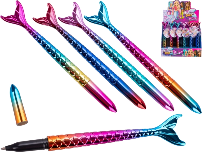 Pera v tvare chvosta morskej víly