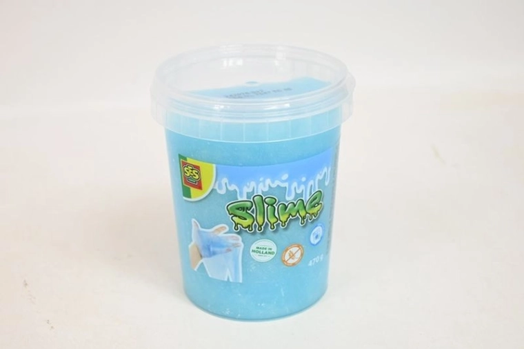 SES Creative Modrý trblietavý slime 470 g