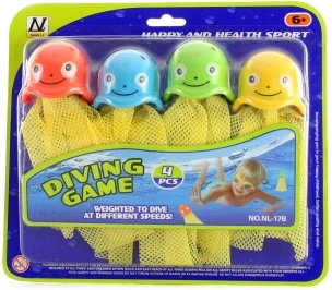 Chobotničky na potápanie – sada 4 kusov