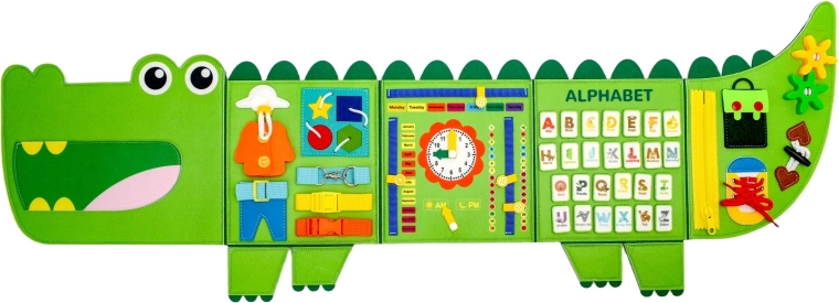 2Kids Toys mäkká aktivity doska krokodíl