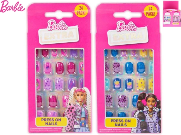 Sada nalepovacích nechtov BARBIE pre deti