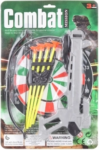 Detská kuša s terčom a prísavkovými šípmi