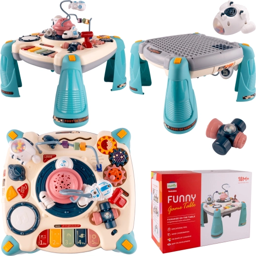 Multifunkčný edukačný stolček Pianinko
