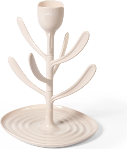 BabyOno univerzálny odkvapkávač na dojčenské fľaše a príslušenstvo tulip beige