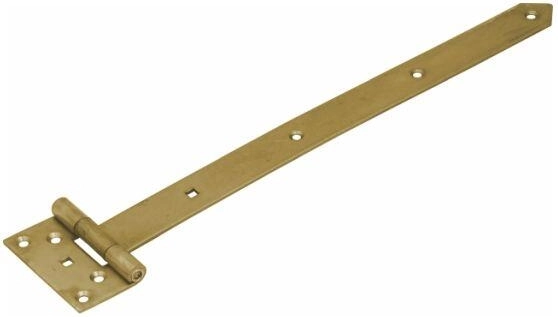 Záves pre bránku 400 × 45 × 90 × 35 × 3 mm, žlto pozinkovaný