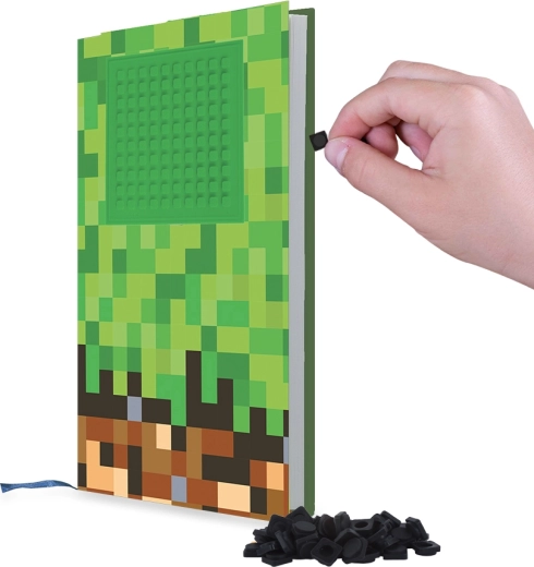 Pixie crew denník A5 zeleno-hnedý