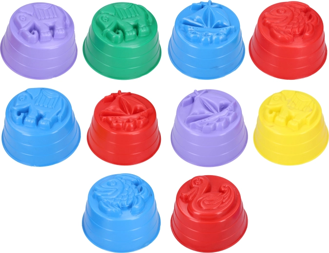 Veľká plastová formička na piesok 15 × 8 cm