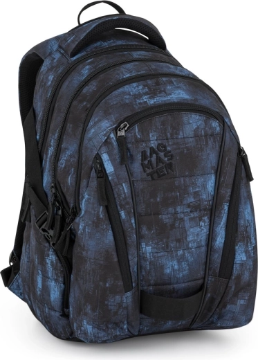 Bagmaster študentský batoh Bag 25 čierno-modrý