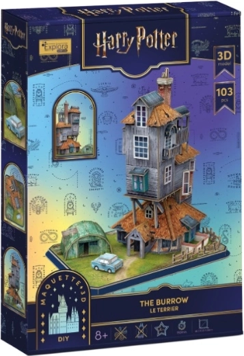 Cubic Fun 3D puzzle Harry Potter Nora – dom Weasleyovcov