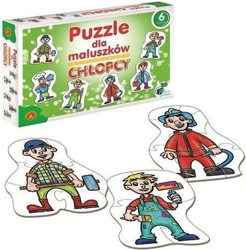 Puzzle pre malých chlapcov