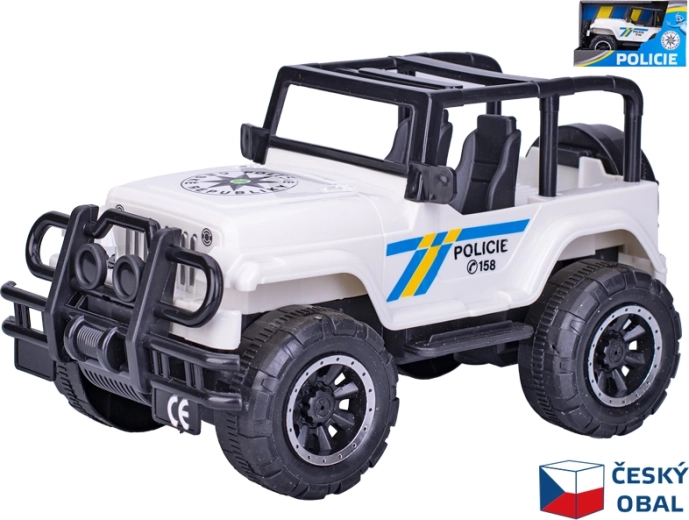 Policajný jeep so zotrvačníkom 22,5 cm