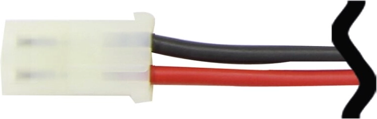JAMARA prepojovací kábel s konektorom AMP 1,5 mm², 18 cm