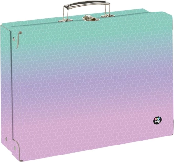 Kufrík A4 OXY NEXT Ombre Pink