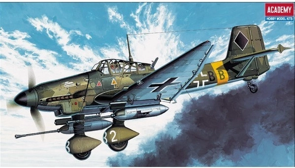 Model lietadla Ju-87G Stuka od ACADEMY