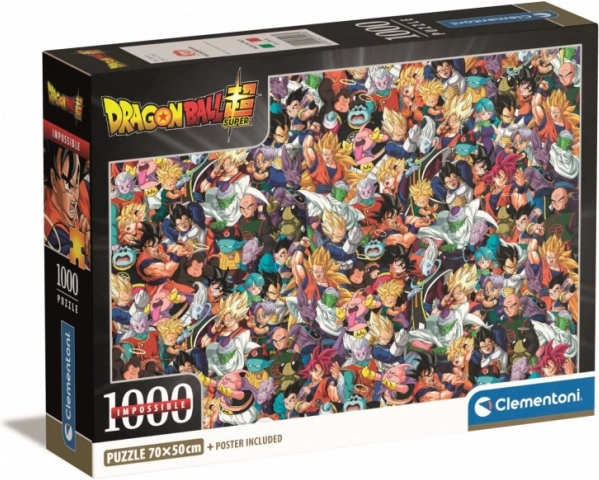Puzzle 1000 kúskov Dragon Ball - Clementoni