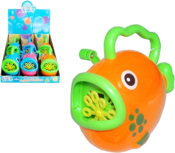 Súprava na bubliny – plastová rybka s kľučkou