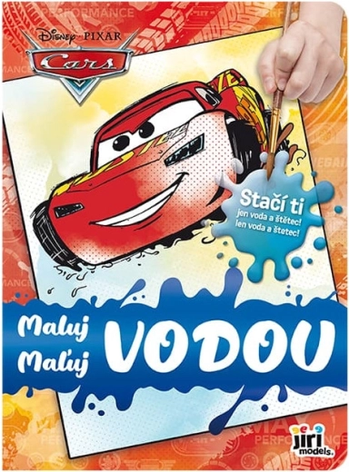 Maľovanie vodou Autá – kúzelné omaľovánky pre deti